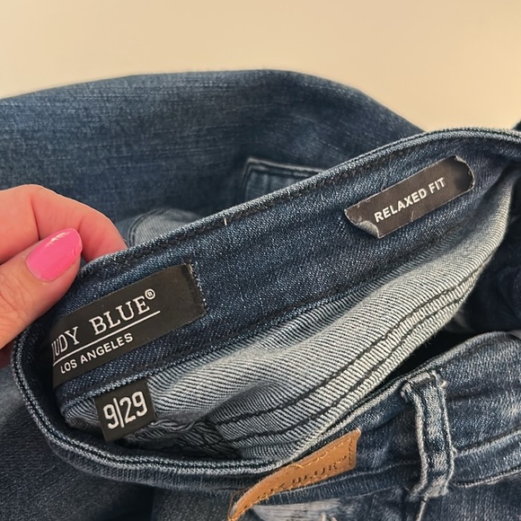 Judy Blue Relaxed Fit Raw Hem Classic Casual Skinny Jeans Size 9/29 - Picture 8 of 9
